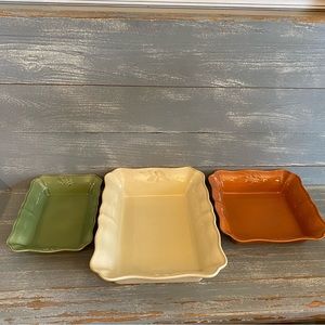 Crate & Barrel Arenito Portugal Made Stoneware Dishes